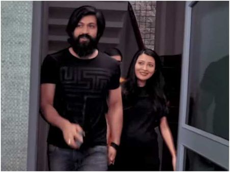 ರಾಕಿಂಗ್ ಸ್ಟಾರ್ ಗೆ ಆವಾಜ್ ‍‍‍‍‍ಹಾಕಿದ ರಾಧಿಕಾ ಪಂಡಿತ್