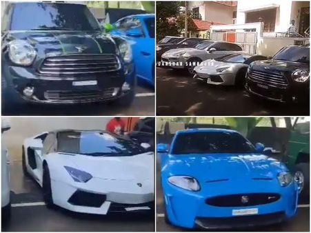 ದರ್ಶನ್ ತೂಗುದೀಪ ನಿವಾಸದ ಮುಂದೆ ಆಯುಧ ಪೂಜೆಯ ಸಂಭ್ರಮ