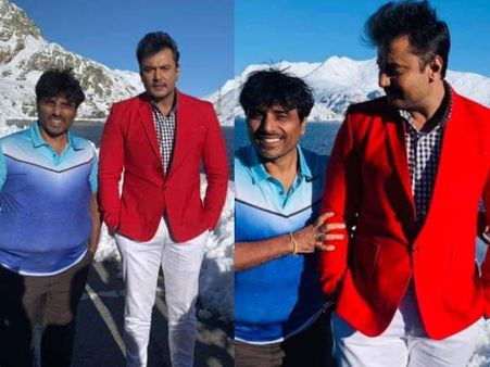 ಕೆಂಪು ಕೋಟ್ ಧರಿಸಿ ಸ್ವಿಡ್ಜರ್ ಲ್ಯಾಂಡ್ ನಲ್ಲಿ ಮಿಂಚಿದ 'ಒಡೆಯ' ದರ್ಶನ್