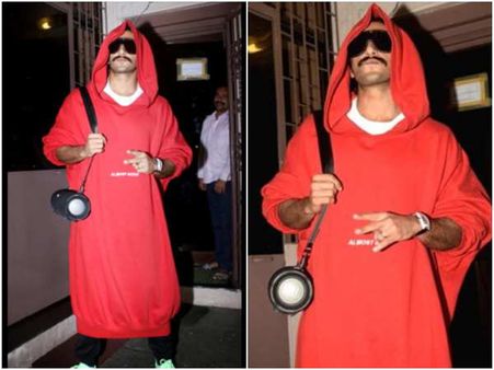 ರಣ್ವೀರ್ ವಿಚಿತ್ರ ಕಾಸ್ಟೂಮ್ ನೋಡಿ ಭಯದಿಂದ ಕಣ್ಣೀರು ಹಾಕಿದ ಮಗು