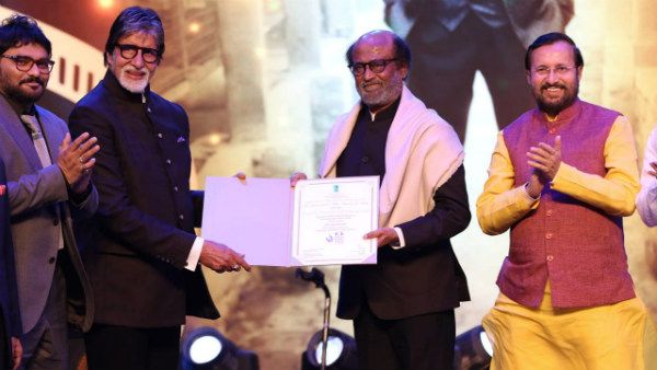 ಐಕಾನ್ ಆಫ್ ಗೋಲ್ಡನ್ ಜುಬ್ಲಿ ಅವಾರ್ಡ್ ಪಡೆದ ನಟ ರಜನಿಕಾಂತ್