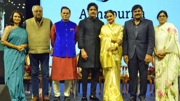 ನಾಗಾರ್ಜುನ ಮಾತಿಗೆ ನಾಚಿ ನೀರಾದ ನಟಿ ರೇಖಾ