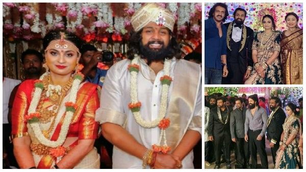 ಚಿತ್ರಗಳು: ತಾರೆಗಳ ತೋಟದಲ್ಲಿ ಧ್ರುವ ಸರ್ಜಾ 'ಅದ್ಧೂರಿ' ಕಲ್ಯಾಣ