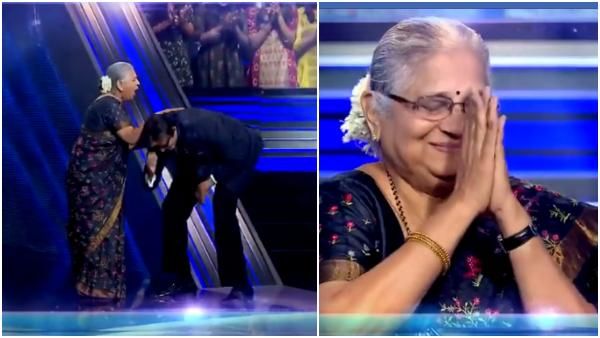 ಸುಧಾ ಮೂರ್ತಿ ಕಾಲಿಗೆ ಬಿದ್ದು ಆಶೀರ್ವಾದ ಪಡೆದ ಬಿಗ್ ಬಿ