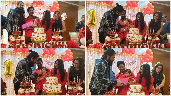 ಅಜೇಯ್ ರಾವ್ ಮುದ್ದು ಮಗಳ ಹುಟ್ಟುಹಬ್ಬದ ಸಂಭ್ರಮದಲ್ಲಿ ರಾಕಿ ಭಾಯ್