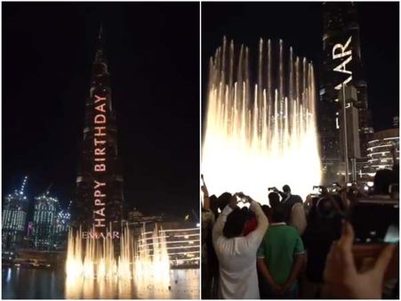 ಬುರ್ಜ್ ಖಲೀಫಾ ಮೇಲೆ ಶಾರುಖ್ ಬರ್ತಡೇ ವಿಶ್ ನೋಡಿ ಬೆರಗಾದ ಅಭಿಮಾನಿಗಳು