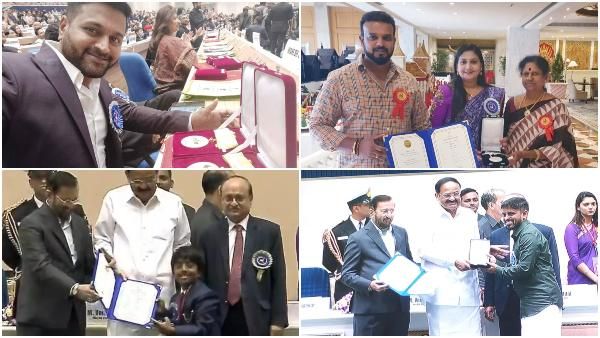 ರಾಷ್ಟ್ರ ಪ್ರಶಸ್ತಿ ಸ್ವೀಕರಿಸಿದ ಕನ್ನಡ ಚಿತ್ರರಂಗದ ಗಣ್ಯರು