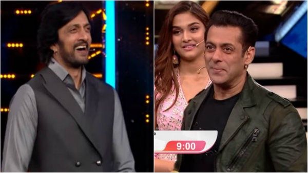 ಬಿಗ್ ಬಾಸ್ ವೇದಿಕೆಯಲ್ಲಿ ಕಿಚ್ಚ ಸುದೀಪ್ ಜೊತೆ ಸಲ್ಮಾನ್ ಖಾನ್!