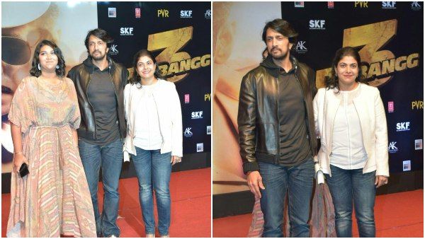 ಕುಟುಂಬದ ಜೊತೆಗೆ 'ದಬಾಂಗ್-3' ಸಿನಿಮಾ ವೀಕ್ಷಿಸಿದ ಕಿಚ್ಚ ಸುದೀಪ್