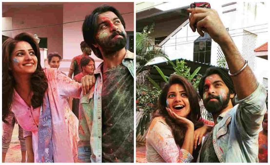 ತೆಲುಗು ನಟ ಕಲ್ಯಾಣ್ ದೇವ್ ಜೊತೆ 'ಸೂಪರ್ ಮಚ್ಚಿ' ರಚಿತಾ ರಾಮ್ ಹೋಳಿ