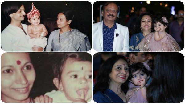 ಅಪರೂಪದ ಫೋಟೋ: ಮಗಳನ್ನಾಡಿಸಿದ ತೋಳಲ್ಲಿ, ಮೊಮ್ಮಗಳ ತೂಗುವ ಸಂಭ್ರಮ.!