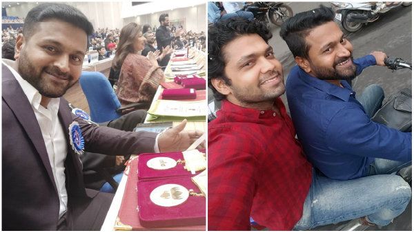 'ಕಂಗ್ರಾಟ್ಸ್ ಮಗಾ': ರಾಷ್ಟ್ರ ಪ್ರಶಸ್ತಿ ಸ್ವೀಕರಿಸಿದ ಕುಚಿಕು ರಿಷಬ್ ಗೆ ರಕ್ಷಿತ್ ಶುಭಾಶಯ