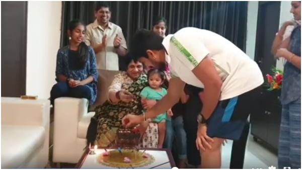 ಪ್ರೀತಿಯ ತಾಯಿ ಹುಟ್ಟುಹಬ್ಬ ಆಚರಿಸಿದ ಅಜಯ್ ರಾವ್