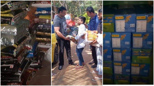 ದಾಸನ ಮನವಿಗೆ ಅಭಿಮಾನಿಗಳ ಸ್ಪಂದನೆ: ಡಿ ಬಾಸ್ ಮನೆಯಲ್ಲಿ ದವಸ-ಧಾನ್ಯಗಳ ರಾಶಿ