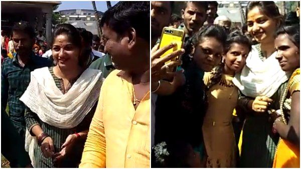 ಶೃಂಗೇರಿಗೆ ಭೇಟಿ ನೀಡಿ ಶಾರದಾಂಬೆ ದರ್ಶನ ಪಡೆದ ನಟಿ ರಚಿತಾ ರಾಮ್