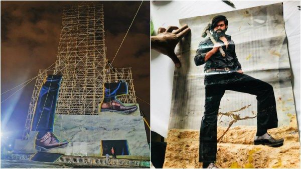 ಕೆಜಿಎಫ್ 2 ಚಿತ್ರದ ಖಡಕ್ ಲುಕ್ ಬಹಿರಂಗ: ರಾಕಿ ಭಾಯ್ ಕಟೌಟ್ ಇದೆ