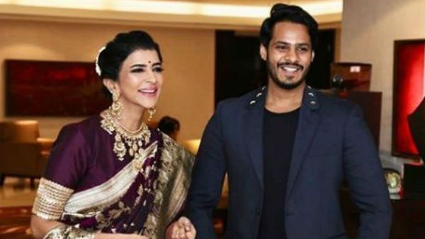 ನಿಖಿಲ್ ಕುಮಾರಸ್ವಾಮಿ ಶೂ ಮೇಲೆ ತೆಲುಗು ನಟಿ ಲಕ್ಷ್ಮೀ ಮಂಚು ಕಣ್ಣು.!