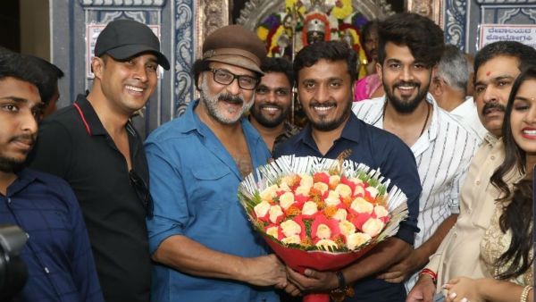 'ಅದ್ಧೂರಿ ಲವರ್' ಮುಹೂರ್ತ: ಕ್ರೇಜಿಸ್ಟಾರ್ ರವಿಚಂದ್ರನ್ ಸಾಥ್