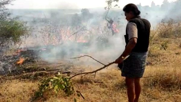 ನಟಿ ಲೀಲಾವತಿ ತೋಟಕ್ಕೆ ಬೆಂಕಿ: ಅಪಾರ ಪ್ರಮಾಣದಲ್ಲಿ ನಷ್ಟ.!