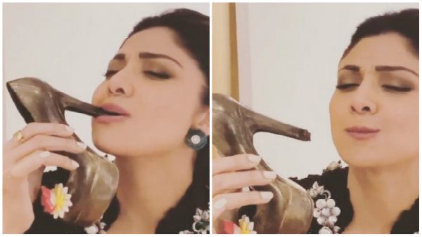 ಅಯ್ಯೋ ಶಿಲ್ಪಾ ಶೆಟ್ಟಿಗೆ ಏನಾಗಿದೆ.? ಹೋಗಿ ಹೋಗಿ ಶೂ ತಿಂತಿದ್ದಾರಲ್ಲ.!