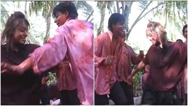 20 ವರ್ಷದ ಹಿಂದೆ ಪತ್ನಿ ಜೊತೆ ಹೋಳಿ ಆಡಿರುವ ಶಾರುಖ್ ಖಾನ್ ವಿಡಿಯೋ ವೈರಲ್