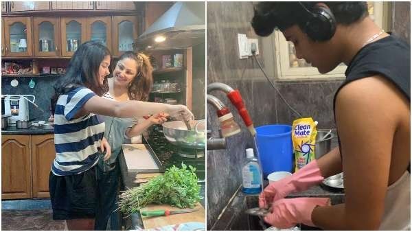 ಮಕ್ಕಳಿಗೆ ಅಡುಗೆ ಹೇಳಿಕೊಡುತ್ತಿದ್ದಾರೆ ನಟಿ ಪ್ರಿಯಾಂಕಾ ಉಪೇಂದ್ರ