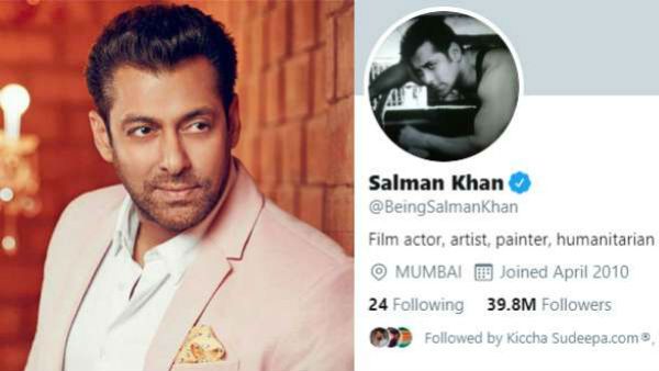 ಸಲ್ಮಾನ್ ಖಾನ್ ಟ್ವಿಟ್ಟರ್ ಗೆ ಬಂದು 10 ವರ್ಷ: ಇನ್ನೂ ಬದಲಾಗಿಲ್ಲ ಸಲ್ಲು ಡಿಪಿ