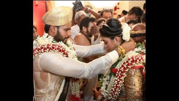 ವಿವಾದದ ಕಿಡಿ ಹೊತ್ತಿಸಿದ ನಿಖಿಲ್-ರೇವತಿ ಮದುವೆಯ ಫೋಟೊ