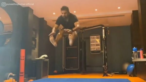 ಸೂಪರ್ ಮ್ಯಾನ್ ರೀತಿ ಜಿಗಿಯುತ್ತಾರೆ ಪುನೀತ್: ವೈರಲ್ ಆಯ್ತು ಮತ್ತೊಂದು ವಿಡಿಯೋ