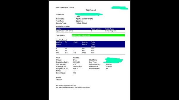 ತನ್ನ ಕೊರೊನಾ ಪರೀಕ್ಷಾ ವರದಿಯನ್ನು ಫೇಸ್‌ಬುಕ್‌ನಲ್ಲಿ ಹಂಚಿಕೊಂಡ ನಟ