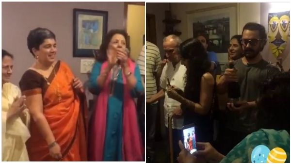 ಮಾಜಿ ಪತ್ನಿಯ ಹುಟ್ಟುಹಬ್ಬದ ಸಂಭ್ರಮಾಚರಣೆಯಲ್ಲಿ ಆಮೀರ್ ಖಾನ್ ದಂಪತಿ