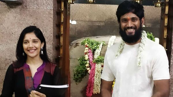 'ಲವ್ ಮಾಕ್‌ಟೇಲ್ 2' ಚಿತ್ರದ ಸ್ಕ್ರಿಪ್ಟ್‌ಗೆ ಪೂಜೆ ಸಲ್ಲಿಸಿದ 'ಆದಿ-ನಿಧಿಮಾ'