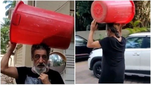 ದೊಡ್ಡ ಡ್ರಮ್ ಹೊತ್ತು ಎಣ್ಣೆ ತರಲು ಹೊರಟ ನಟ ಶಕ್ತಿ ಕಪೂರ್: ನೆಟ್ಟಿಗರ ಟ್ರೋಲ್