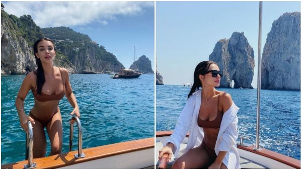 'ದಿ ವಿಲನ್' ನಟಿಯ ಹಾಟ್ ಫೋಟೋ ವೈರಲ್: ಬಿಕಿನಿ ಧರಿಸಿ ಪೋಸ್ ನೀಡಿದ ಆಮಿ ಜಾಕ್ಸನ್