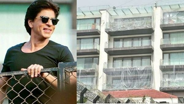 ಫೋಟೋ ವೈರಲ್: ತನ್ನ 'ಮನ್ನತ್' ಬಂಗಲೆಯನ್ನು ಪ್ಲಾಸ್ಟಿಕ್ ನಿಂದ ಮುಚ್ಚಿದ ಶಾರುಖ್ ಖಾನ್