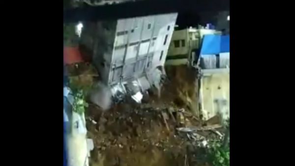 ಐತಿಹಾಸಿಕ ಕಪಾಲಿ ಚಿತ್ರಮಂದಿರ ಸಮೀಪದ ಕಟ್ಟಡಗಳ ಕುಸಿತ