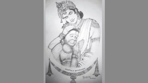 ರಾಮ-ಹನುಮನ ಈ ಮನಮೋಹಕ ಚಿತ್ರ ಬರೆದಿರುವುದು ಖ್ಯಾತ ಹಾಸ್ಯನಟ