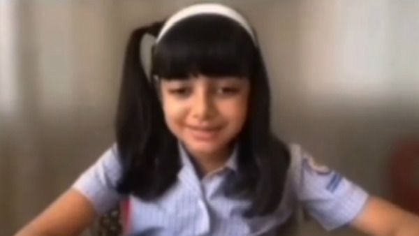 ಐಶ್ವರ್ಯ ರೈ ಮಗಳು ಆರಾಧ್ಯ ಆನ್ಲೈನ್ ತರಗತಿ ವಿಡಿಯೋ ವೈರಲ್