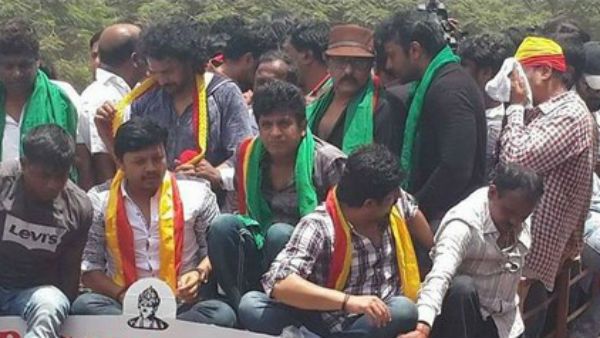 ದ್ವಿಭಾಷಾ ನೀತಿ ಅಭಿಯಾನಕ್ಕೆ ಚಿತ್ರರಂಗದಿಂದ ಬೆಂಬಲ ಕೊಟ್ಟಿದ್ದು ಮೂವರೇ, ಮಿಕ್ಕವರು ಎಲ್ಲಿ?