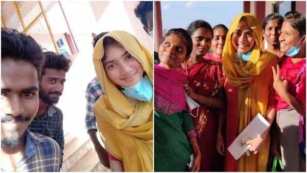 ಪರೀಕ್ಷೆ ಬರೆಯಲು ಕಾಲೇಜಿಗೆ ಹೋದ ಸಾಯಿ ಪಲ್ಲವಿ: ಸೆಲ್ಫಿಗಾಗಿ ಮುಗಿಬಿದ್ದ ವಿದ್ಯಾರ್ಥಿಗಳು