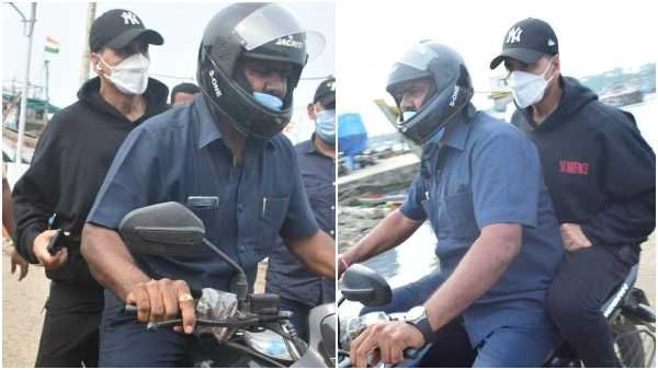 ಅಕ್ಷಯ್ ಕುಮಾರ್ ಬೈಕ್ ಏರಿ ಚಿತ್ರೀಕರಣಕ್ಕೆ ಹೊರಟ ಕಾರಣ ಬಹಿರಂಗ