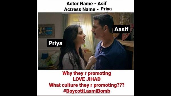 ಅಕ್ಷಯ್ ಕುಮಾರ್ 'ಲಕ್ಷ್ಮೀ ಬಾಂಬ್' ಸಿನಿಮಾದ ವಿರುದ್ಧ ಲವ್ ಜಿಹಾದ್ ಆರೋಪ: #ShameonuAkshayKumar ಟ್ರೆಂಡ್