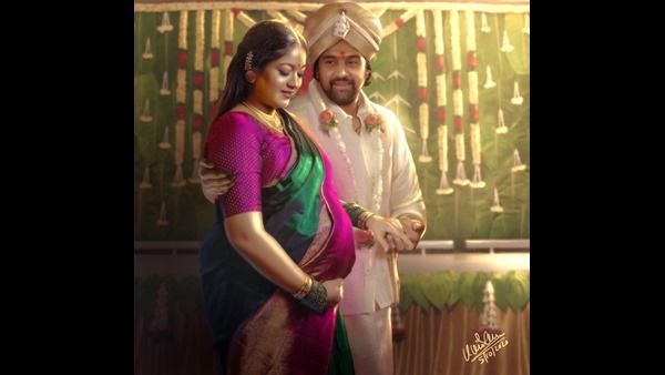 ಮೇಘನಾ ಸೀಮಂತ ಫೋಟೋಗೆ ಜೀವ ತುಂಬಿದ ಕಲಾವಿದ ಕರಣ್, ಫೋಟೋ ವೈರಲ್