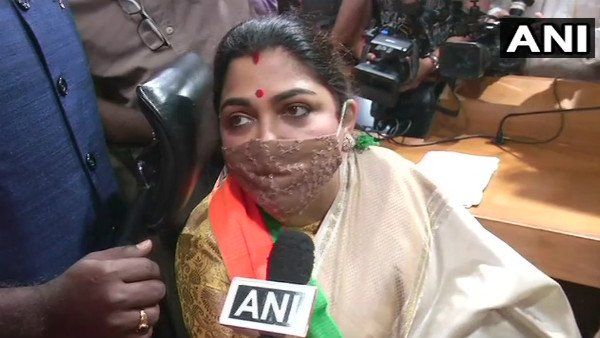 ಕಾಂಗ್ರೆಸ್ ಗೆ ಕೈ ಕೊಟ್ಟು ಬಿಜೆಪಿ ಸೇರಿದ ನಟಿ ಖುಷ್ಬೂ