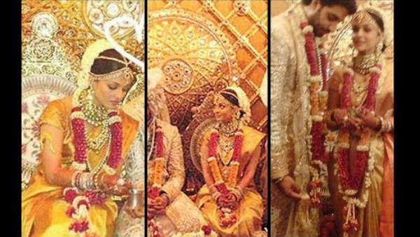 ಮಾಜಿ ವಿಶ್ವ ಸುಂದರಿ ಐಶ್ವರ್ಯ ರೈ ಮದುವೆಯಲ್ಲಿ ಧರಿಸಿದ್ದ ಸೀರೆಯ ಬೆಲೆ ಕೇಳಿದ್ರೆ ದಂಗಾಗ್ತೀರಾ