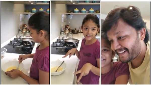 ಗೋಲ್ಡನ್ ಸ್ಟಾರ್ ಮಗಳ ಅಡುಗೆ ವಿಡಿಯೋ ವೈರಲ್; ಯೂಟ್ಯೂಬ್ ಪ್ರಭಾವ ಎಂದ ಗಣೇಶ್