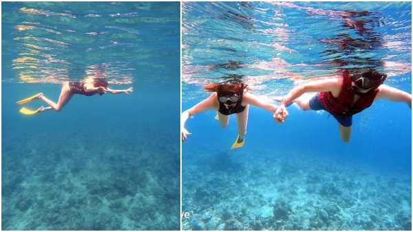 ಸ್ಕೂಬಾ ಡೈವಿಂಗ್ ಎಂಜಾಯ್ ಮಾಡಿದ ನಟಿ ಕಾಜಲ್ ಅಗರ್ವಾಲ್