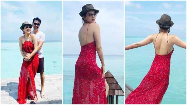 ಫೋಟೋಗಳು: ಮಾಲ್ಡೀವ್ಸ್ ಹನಿಮೂನ್ ಪ್ರವಾಸದಲ್ಲಿ ಕಾಜಲ್ ಅಗರ್ವಾಲ್-ಗೌತಮ್