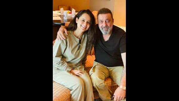 ಹೈದರಾಬಾದ್ ನಲ್ಲಿರುವ 'ಅಧೀರ' ಸಂಜಯ್ ದತ್ ರನ್ನ ಭೇಟಿಯಾದ ನಟಿ ಕಂಗನಾ