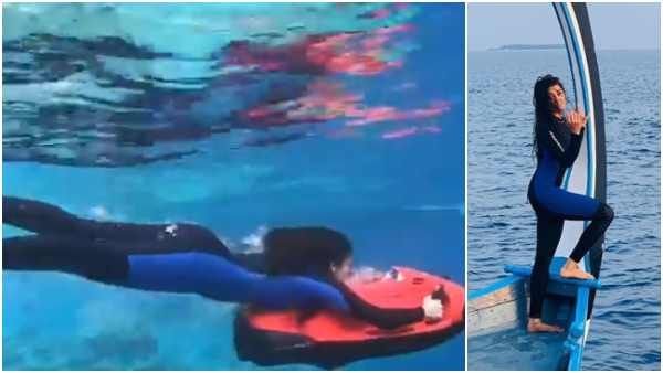 ಮಾಲ್ಡೀವ್ಸ್ ನಲ್ಲಿ ಸ್ಕೂಬಾ ಡೈವಿಂಗ್ ಎಂಜಾಯ್ ಮಾಡಿದ ನಟಿ ಪ್ರಣಿತಾ